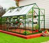 Palram Canopia Hybrid 6x12 Green Polycarbonate Greenhouse