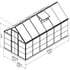Palram Hybrid 6x12 Greenhouse Dimensions