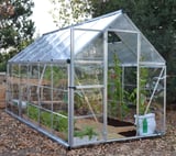 Palram Canopia Hybrid 6x12 Silver Polycarbonate Greenhouse