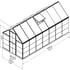 Palram Hybrid 6x14 Greenhouse Dimensions