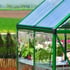 Palram Hybrid 6x4 Green Greenhouse Clear and Twin Wall Polycarbonate