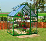 Palram Canopia Hybrid 6x4 Green Polycarbonate Greenhouse