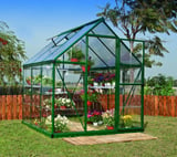 Palram Canopia Hybrid 6x6 Green Polycarbonate Greenhouse