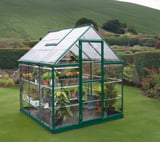 Palram Canopia Hybrid 6x6 Green Polycarbonate Greenhouse