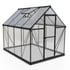 Palram Hybrid 6x8 Polycarbonate Greenhouse in Grey