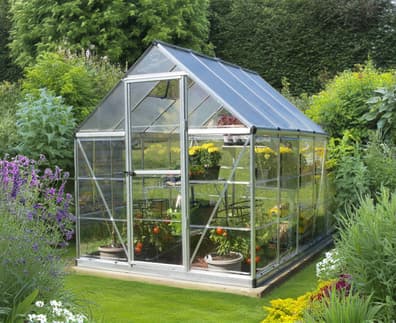 Palram Canopia Hybrid 6x8 Silver Poly