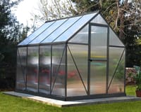 Palram Canopia Mythos 6x8 Grey Polycarbonate Greenhouse