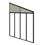 Palram Patio Cover 3m Side Wall Grey