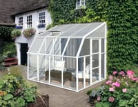 Palram Canopia Sun Room 8x8 Lean to Greenhouse