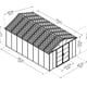 Palram Yukon 11x17 Plastic Shed Dimensions