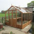 8x12 Swallow Raven Thermowood Greenhouse