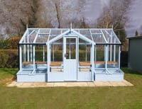 Swallow Mallard 8x32 Painted Wooden Greenhouse
