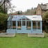 8x15 Swallow Mallard Wooden Greenhouse with Cold Frames