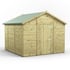 Power 10x10 Premium Apex Windowless Wooden Shed