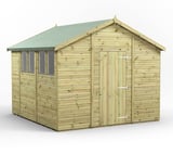 Power 10x10 Premium Apex Wooden Shed