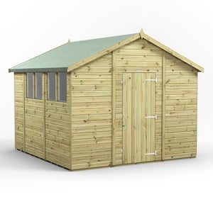 Power 10x10 Premium Apex Wooden Shed
