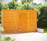 Power 10x3 Pent Storage Shed