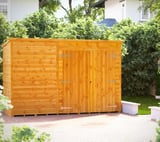 Power 10x4 Pent Storage Shed