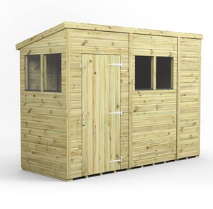Power 10x4 Premium Pent Wooden Shed