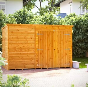 Power 10x5 Pent Storage Shed