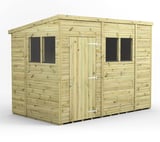 Power 10x6 Premium Pent Wooden Shed