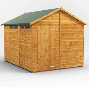 Power 10x8 Apex Security Shed