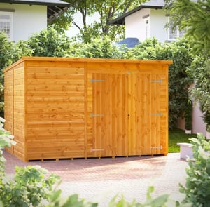 Power 10x8 Pent Storage Shed