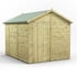 Power 10x8 Premium Apex Windowless Wooden Shed