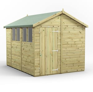 Power 10x8 Premium Apex Wooden Shed