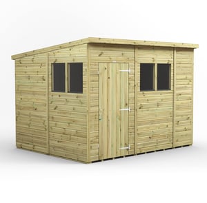 Power 10x8 Premium Pent Wooden Shed