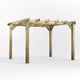 Power 12x10 Wooden Garden Pergola