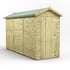 Power 12x4 Premium Apex Windowless Wooden Shed