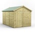 Power 12x8 Premium Apex Windowless Wooden Shed