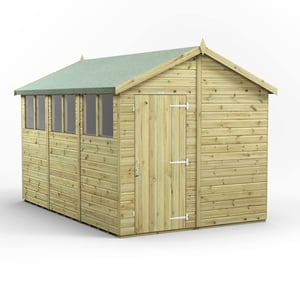 Power 12x8 Premium Apex Wooden Shed