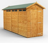 Power 14x4 Apex Security Shed