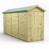 Power 14x4 Premium Apex Windowless Wooden Shed