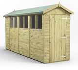 Power 14x4 Premium Apex Wooden Shed