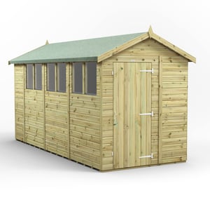Power 14x6 Premium Apex Wooden Shed