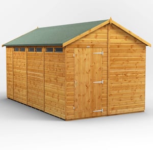 Power 14x8 Apex Security Shed 