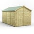Power 14x8 Premium Apex Windowless Wooden Shed