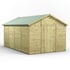 Power 16x10 Premium Apex Windowless Wooden Shed
