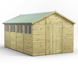 Power 16x10 Premium Apex Wooden Shed