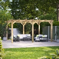 Power 16x14 Wooden Pergola