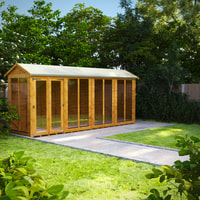 Power 16x4 Apex Summerhouse