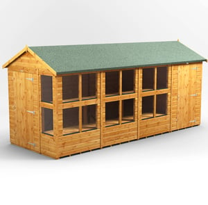 Power 16x6 Apex Potting Shed Combi
