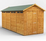 Power 16x6 Apex Security Shed