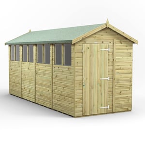 Power 16x6 Premium Apex Wooden Shed