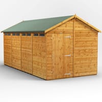 Power 16x8 Apex Security Shed