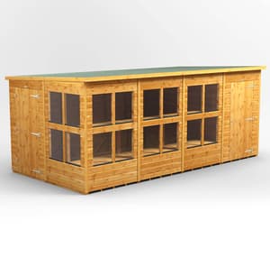 Power 16x8 Pent Potting Shed Combi