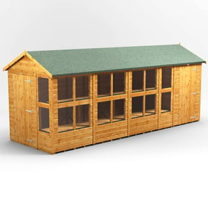 Power 18x6 Apex Potting Shed Combi